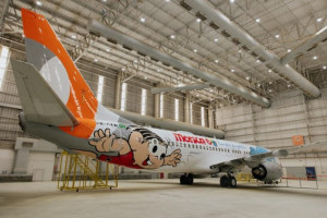 GOL presenta un avión temático para celebrar los 60 años de la serie Mônica